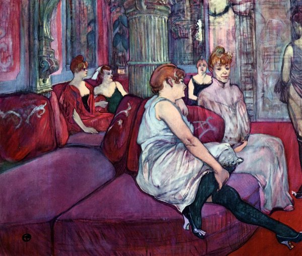 The Salon in the Rue des Moulins