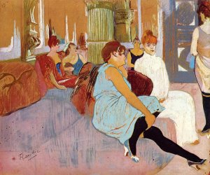 The Salon in the Rue des Moulins I