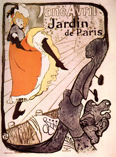 Jane Avril, Jardin de Paris