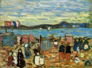 Bathing Tents, St. Malo 1907