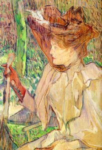 Portrait of Comtesse Adele-Zoe de Toulouse-Lautrec (The Artist's Mother) 1883