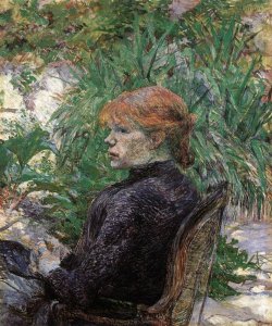 Woman in Monsieur Forest's Garden 2