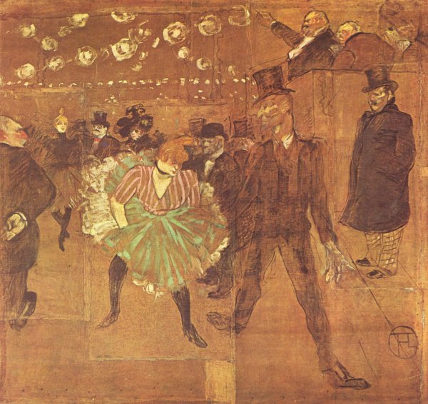 Booth of La Goulue at the Foire du Trone (Dance at the Moulin Rouge)