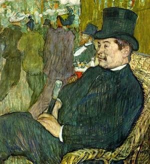 Toulouse-Lautrec - M. Delaporte at the Jardin de Paris